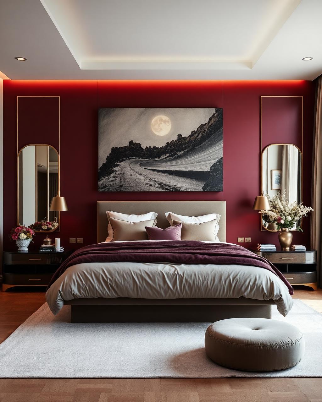 Luxury bedroom finished by SAB Painting