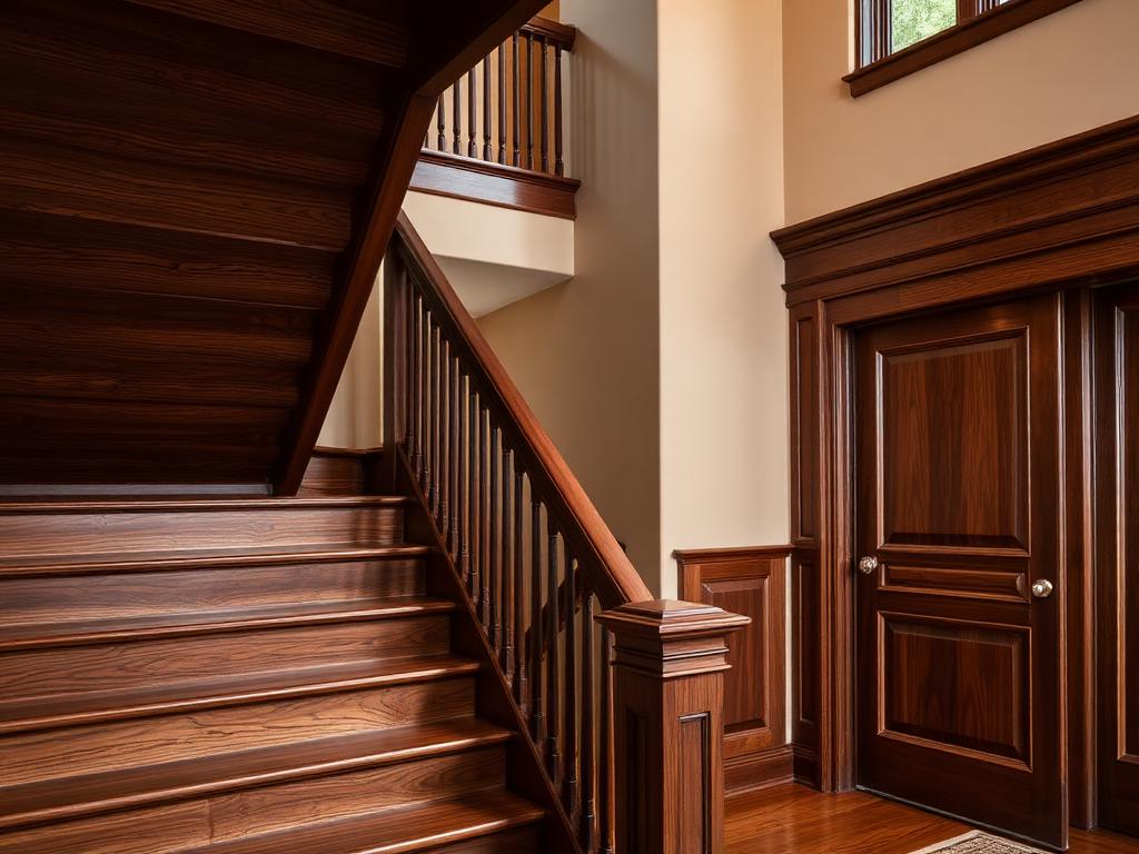 Walnut Staircase Stain